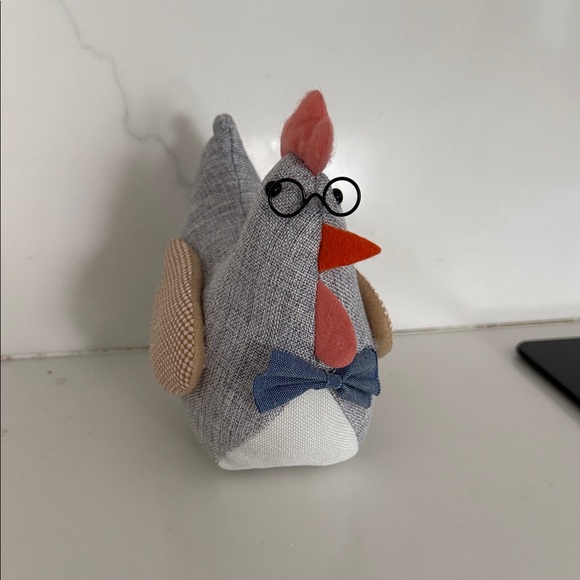 Plushie Chicken with Glasses Bowtie Decor - Picture 3 of 3